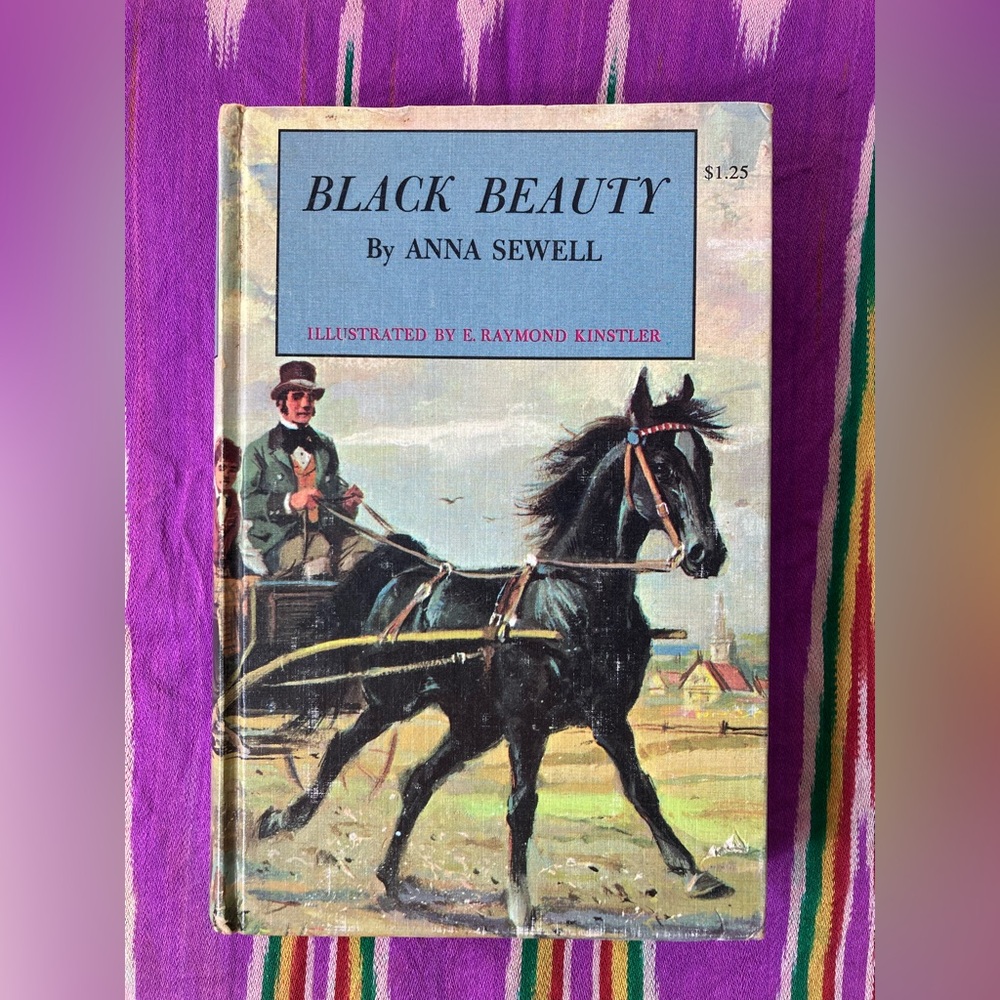 Vintage Black Beauty by Anna Sewell Hardcover Book